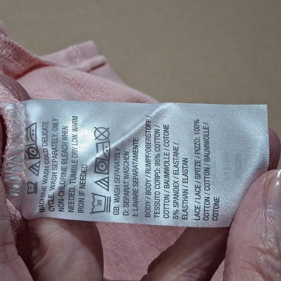 Denim & Co Active V-Neck Long Sleeve Tunic in Pink XL (NWOT) - Picture 7 of 7